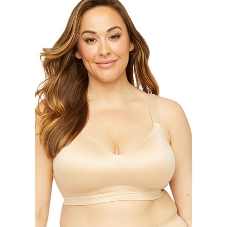 

Catherines Women s Plus Size Solid Full-Coverage Smooth No-Wire Bra