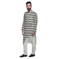 thumbnail image 2 of Atasi Ensemble Kurta Designer pour Garçons Kurta Longue Imprimée Vêtements d'Été, 2 of 4