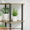 thumbnail image 6 of Bestier 5 Tier Kitchen Baker's Rack with Storage Cabinet Microwave Stand in Oak, 6 of 8