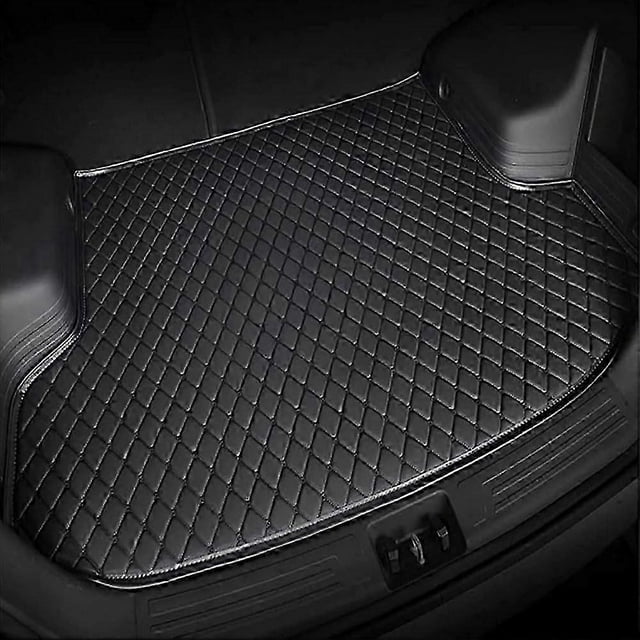 Beautifulcar Leather Boot Liner For Bmw X1 F48 2015-2023, Rear Cargo Tray Trunk Carpets Protector Pads Mats Anti-scratch Anti-slip Waterproof Pad Acce