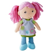 HABA Soft Doll Beatrice 8" - First Baby Doll with Pink Pigtails for Ages 6 Months and Up.