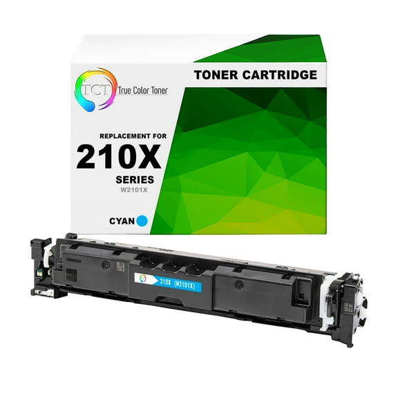 TCT 210X Cyan Toner Cartridge - Premium Compatible Replacement for 210X W2101X High Yield