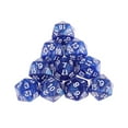 thumbnail image 2 of Lot de 10 Jeux D20 twenty sided u0026 D RPG Bleu, 2 of 8