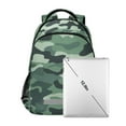 thumbnail image 7 of FORMRS Unisex Backpack Elementary School Travel Bookbag with Reflective Stripes, Forest Camouflage Pattern, 7 of 7