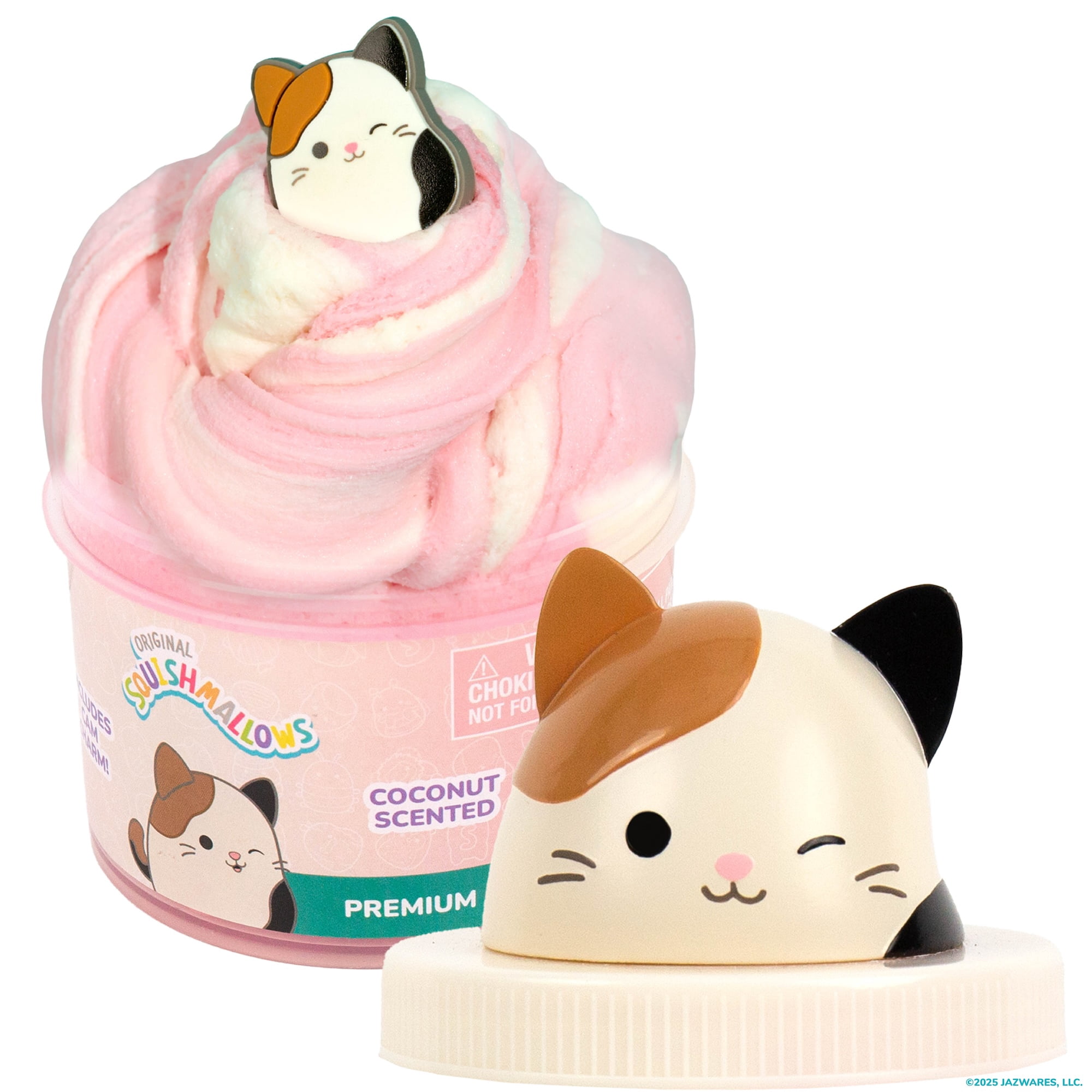 Original Squishmallows™ Cam The Cat Premium Cloud Slime, Coconut-Scented