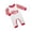 Baby, variant on Yuaguia Christmas Family Matching Pajamas Set, Long Sleeve Wish You Merry Christmas Letter Print Tops Red White Striped Pants, Holiday Loungewear for Men Women Kids Baby
