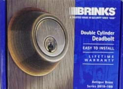 Brinks Double Cylinder Deadbolt Lock, An - image 2 of 4