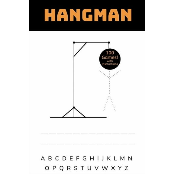 Hangman: A Classic Word Game Activity Book - For Kids and Adults - Novelty Themed Gifts - Travel Size (Paperback)
