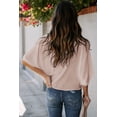 thumbnail image 3 of Women's Apricot Draped Blouse, 3 of 7