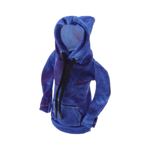 Funda para la Palanca de Cambios Unique Bargains Car Shift Knob Hoodie Azul Profundo Poliéster 6.3"x5.12" 1 Pc