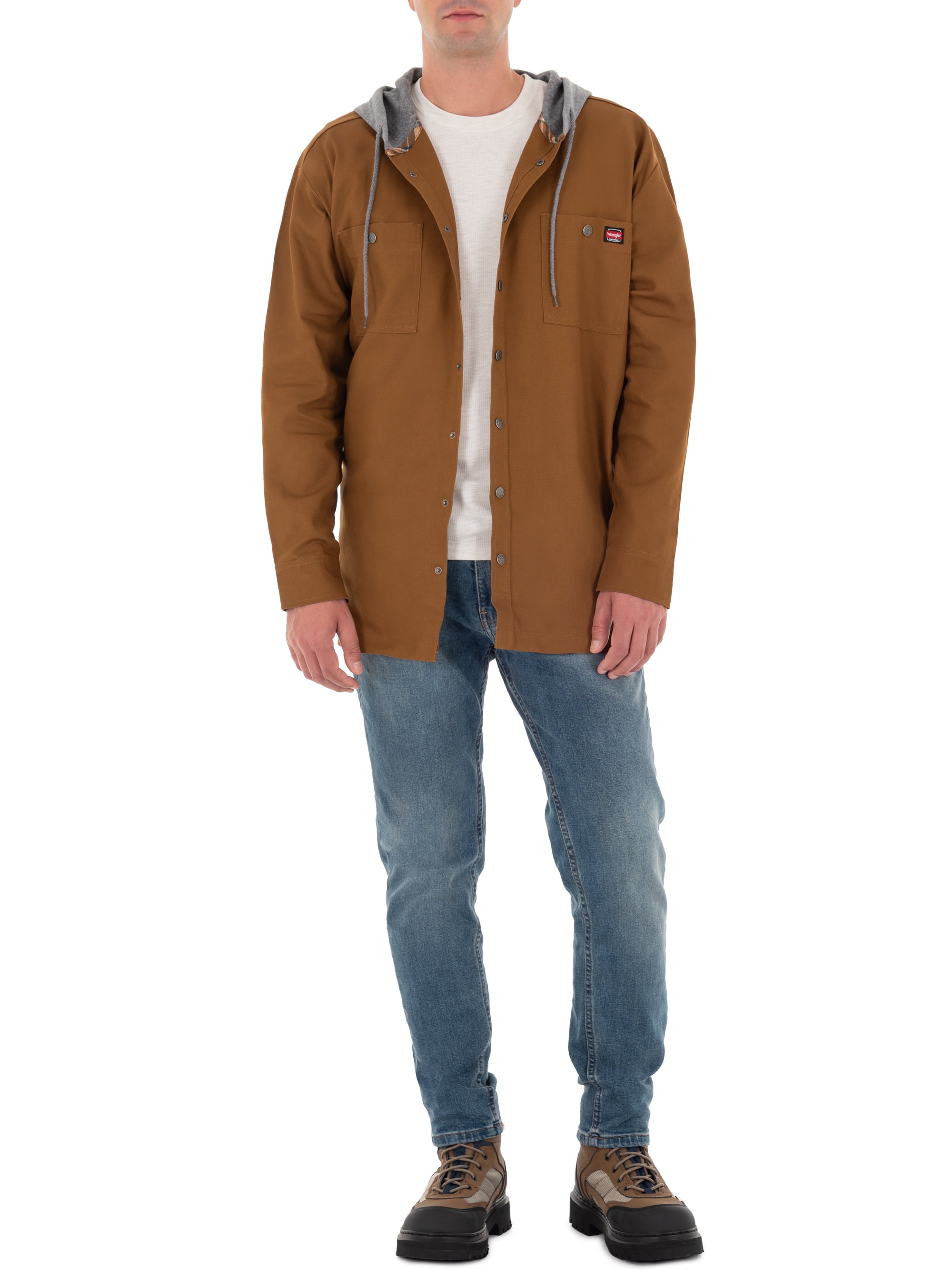 Wrangler Men's Unlined Shirt Jacket 