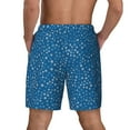 thumbnail image 3 of Kdxio Blue Star Print Print Men's Swim Trunks with Compression Liner 7 Inch Inseam Quick Dry Swim Shorts, 3 of 7