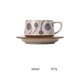 thumbnail image 2 of Juego de taza de café/té de cerámica vintage con hortensias y platillo, 2 of 6