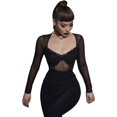 thumbnail image 3 of LAICAIW T-Shirt Court en Maille à Manches Courtes pour Femmes, 3 of 7