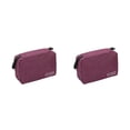 thumbnail image 1 of Bewildely Bolsa de almacenamiento colgante, neceser, Kit impermeable Unisex, accesorios, organizador plegable de maquillaje, suministro para Púrpura 2piezas, 1 of 6