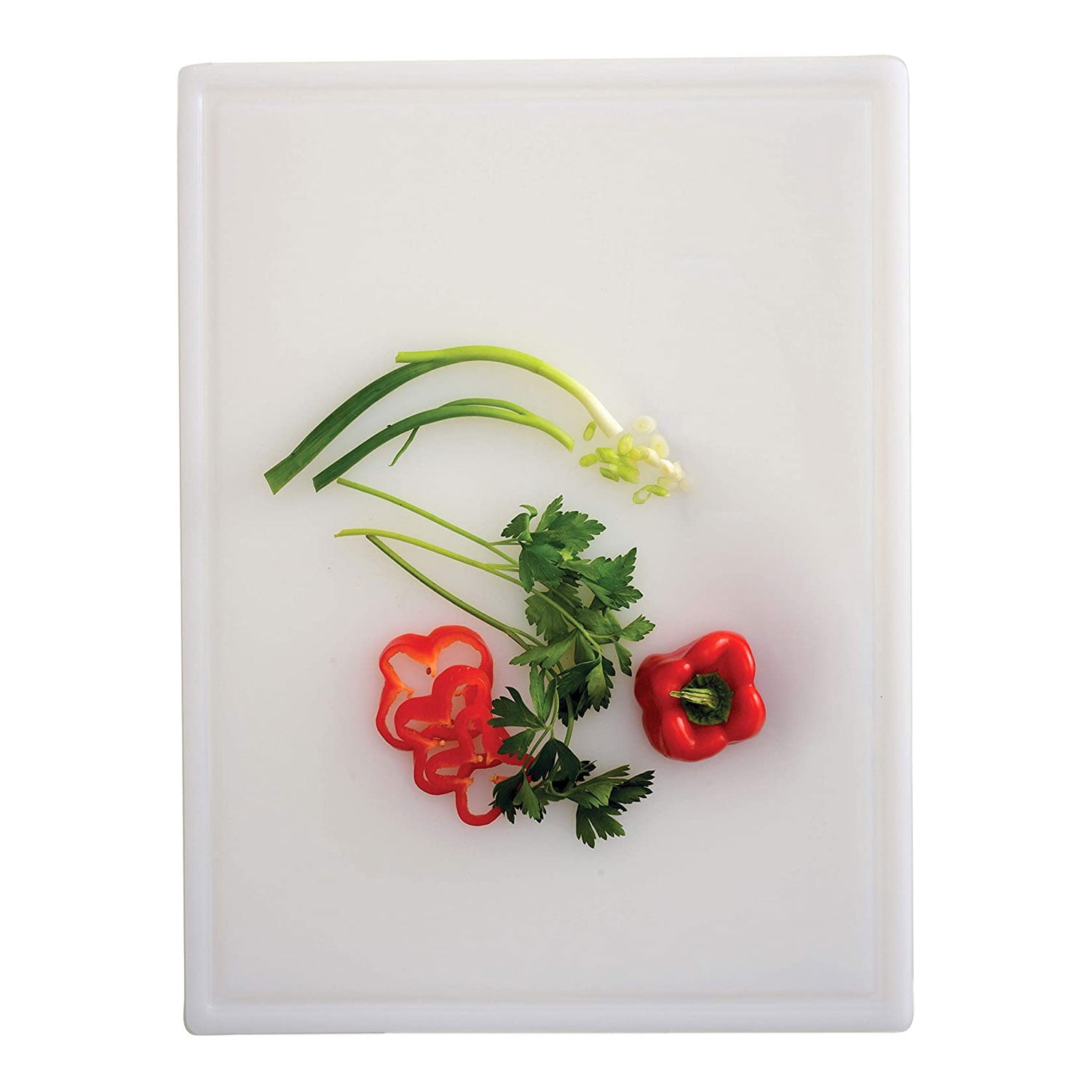 Norpro 24 x 18 Inch Professional Dual Sided Cutting Board Chopping Block, White