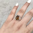 thumbnail image 4 of Wide Natural Citrine Ring, Cab Citrine Gemstone Ring, November Birthstone, 925 Sterling Silver, Womens Ring, Christmas, Thanksgiving, Tiny Ring, Handmade, Statement Jewelry, Mens Ring Citrine Jewelry, 4 of 6