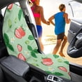 thumbnail image 4 of Uourmeti 1 Pack Car Seat Towel Cover with Strawberry Pattern, Terry Cloth Non Slip Seat Cover, Compatible with Van Truck Bucket Seat for Car Enthusiasts, 4 of 7