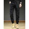 thumbnail image 5 of 2023 New Spring Summer Multi-Pockets Cargo Pants Men Streetwear Slim Fit Casual Joggers Male Stretch Cotton Trousers, 5 of 6