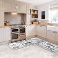 thumbnail image 5 of Farmhouse Kitchen Mats Sets 2 Piece Memory Foam Kitchen Rug Waterproof,Personalized Kitchen Rugs and Mats Set for Home & Office,Non Slip Cushioned Anti-Fatigue Comfort Mat,17"x 47"+ 17"x 30", 5 of 6