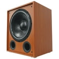 thumbnail image 4 of Rockville Rock Shaker 15" Inch Wood 1000w Powered Home Theater Subwoofer Sub, 4 of 5