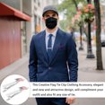 thumbnail image 4 of BRIGHTFUFU 2Pcs Tie Pin for Men Copper Rectangular Novel Design to Secure Tie for Formal Wear, 4 of 8