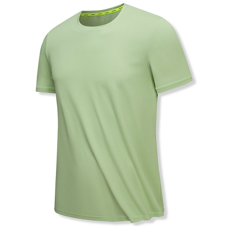 HangTaiLei Mens Quick Dry Workout Shirts Big and Tall Moisture Wicking Athletic Tees Exercise Fitness Activewear Short Sleeves Gym Workout Top Walmart