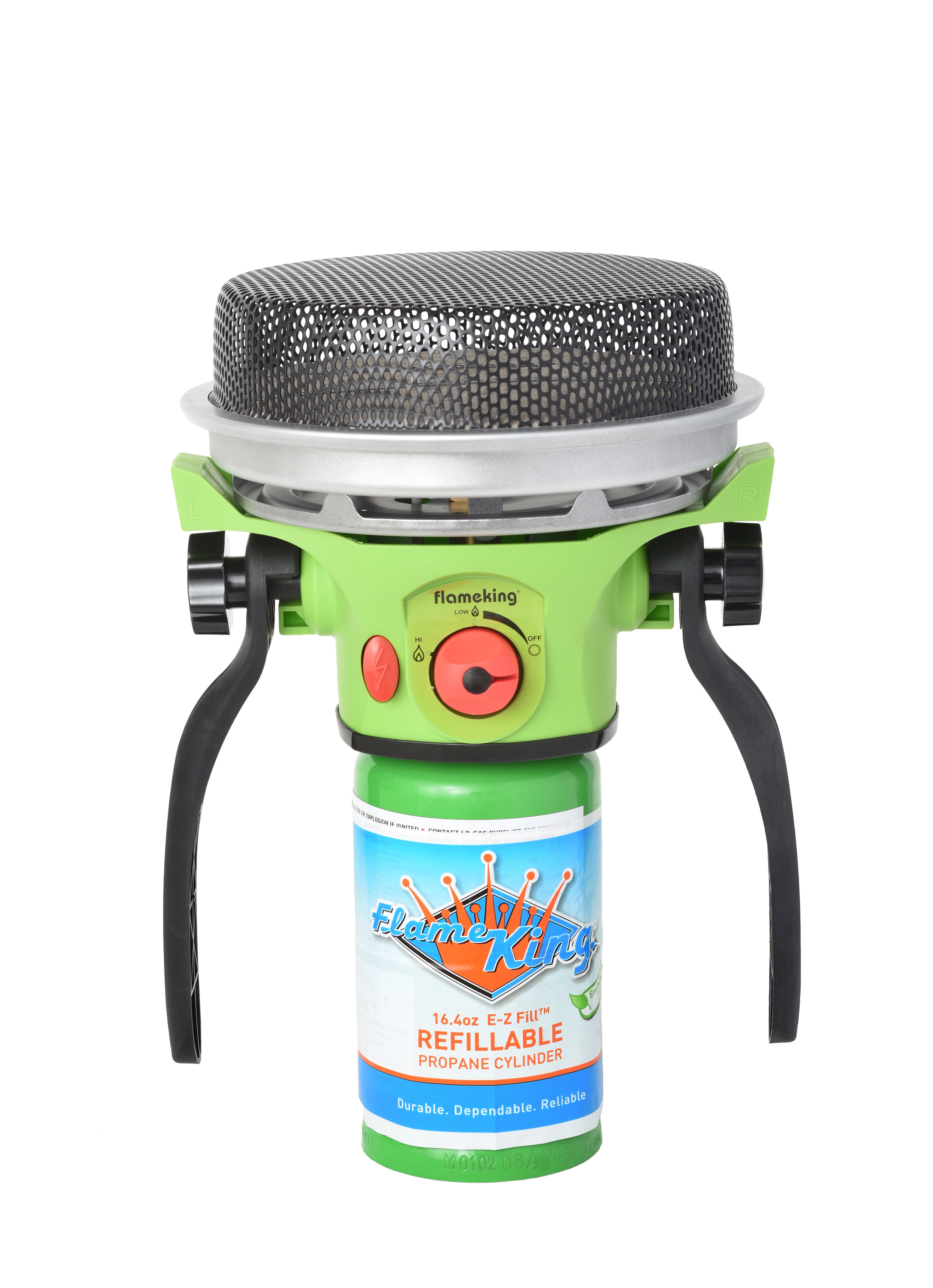 Flame King Freestanding Portable Green Propane Patio Heater Camping -  Walmart.com