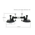 thumbnail image 2 of Seamless Stone Seam Setter Heavy Duty Dual Vacuum Class Ceramic Tile Sucker Tension Suction Cup Countertop Leveling Tensioner ,Strong Load Capacity, 2 of 7
