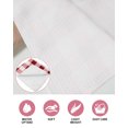 thumbnail image 6 of Red Farmhouse Kitchen Dish Towels for Drying Dishes Set of 2, Gradient Buffalo Plaid Lattice Grid Waffle Weave Microfiber Hand Tea Bathroom Towels Quick Dry & Absorbent Towel 15.7x23.6, 6 of 7
