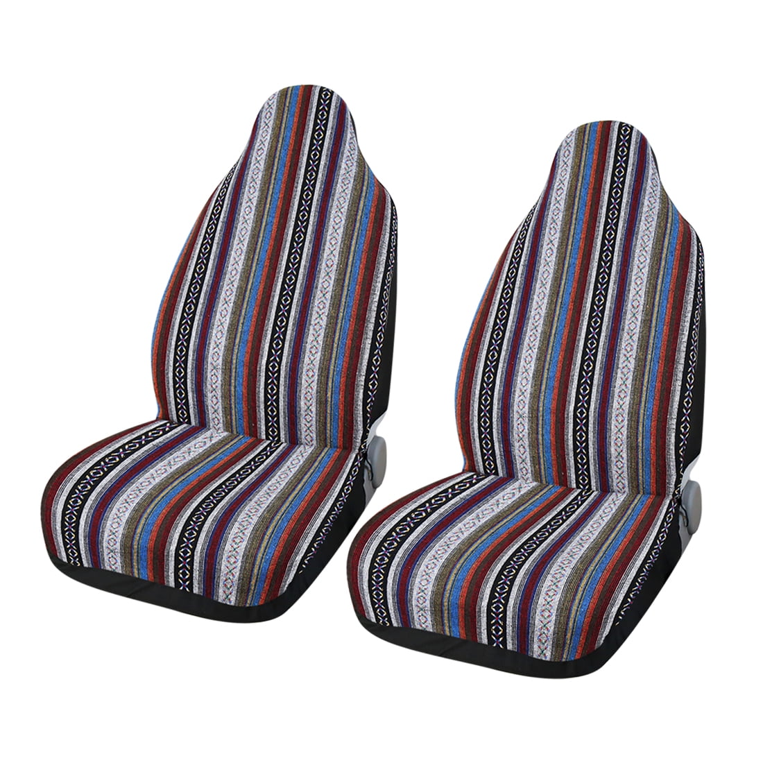 REGALWOVEN 10pcs Universal Car Blanket Durable Bucket Seat Cover Protector Multicolor