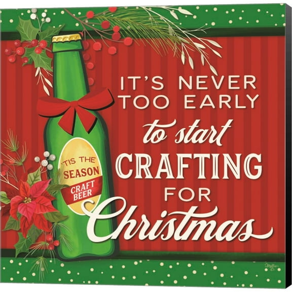 Great Art Now Start Crafting for Christmas by Mollie B., Canvas Wall Art, 12W x 12H