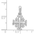 thumbnail image 3 of FJC Finejewelers 14k White Gold Jerusalem Cross Charm, 3 of 4