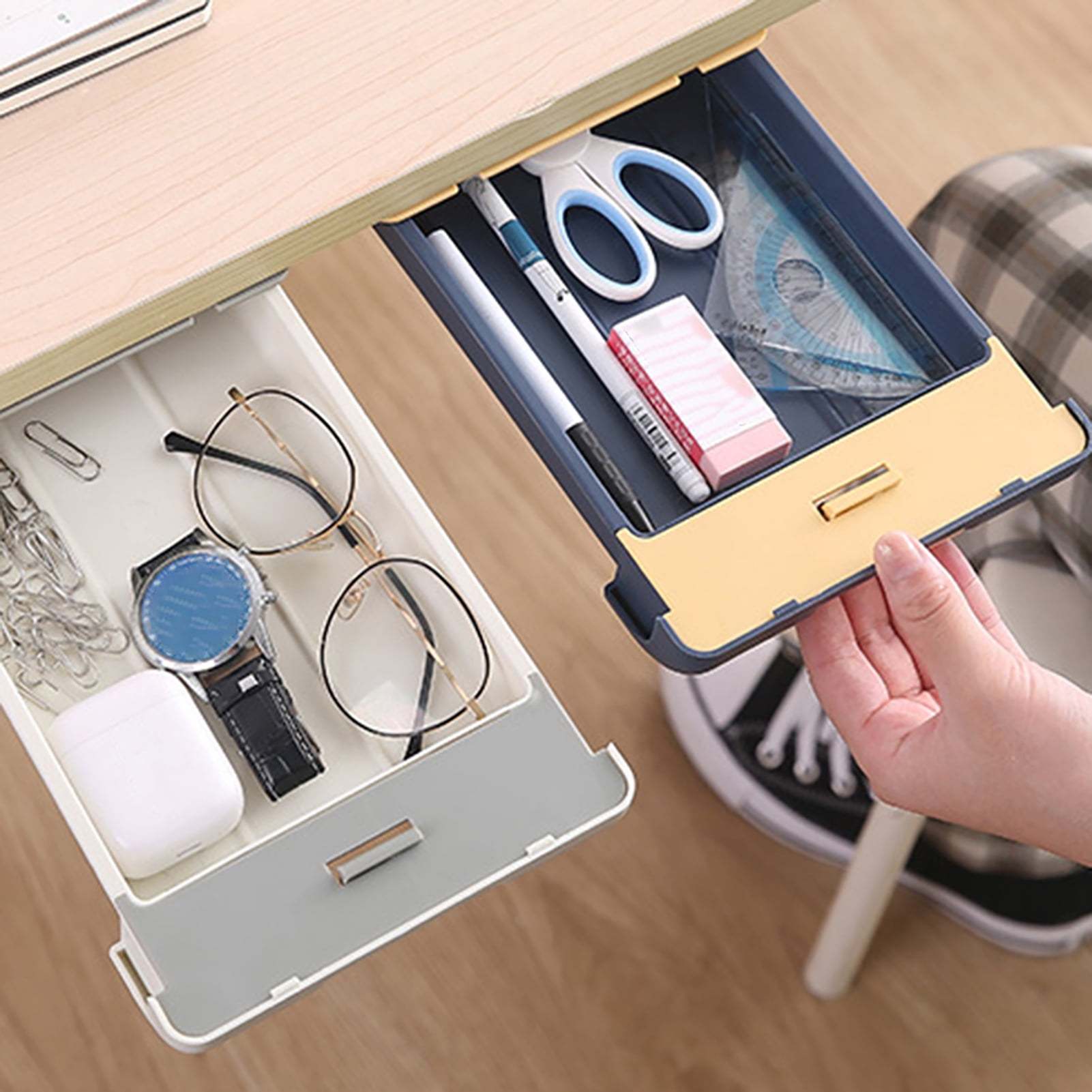 Buy Travelwant Under Desk Drawer Organizer Slide Out Desk Drawer