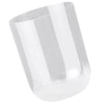 thumbnail image 1 of Transparent Plastic Trash Can for Home with Large Capacity and Simple Style Perfect for Bedroom Living Room 12.5 Inches, 1 of 4