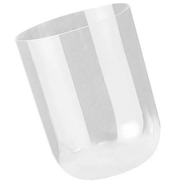 Transparent Plastic Trash Can for Home with Large Capacity and Simple Style Perfect for Bedroom Living Room 12.5 Inches