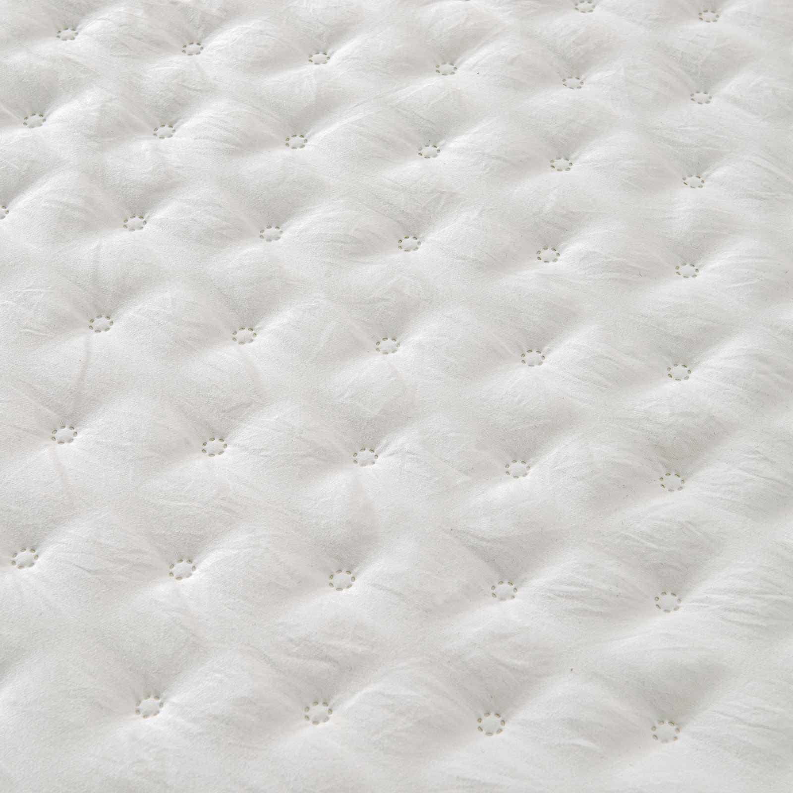 Queen Size Quilt Set, 3-Piece Soft Lightweight Quilts Queen Bedspread Bedding Set Dotted Circle