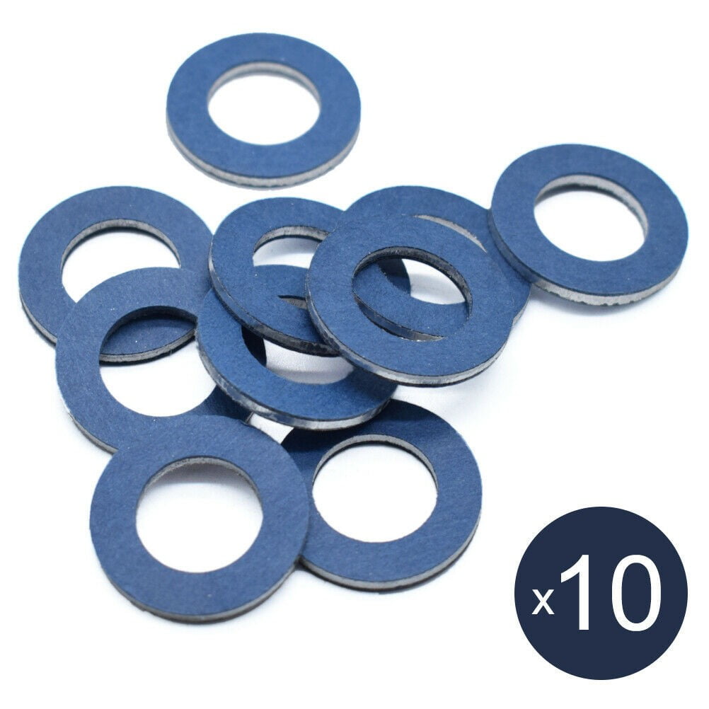 10Pcs Oil Drain Plug Gasket Crush Washer 90430-12031 for Toyota Parus Tundra