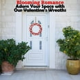 thumbnail image 5 of Valentine Pom Pom Wreath - Home Decor - 1 Piece, 5 of 6