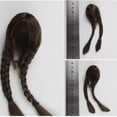 thumbnail image 6 of Rushawy 1/6 Female Hair Doll Decoration for 12'' Woman Doll Action Figures Accessory Brown Dual Braid, 6 of 9