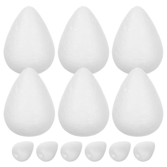 20 Pieces Craft Foam Flower Buds for Wedding Decorations, Unpainted Foam Flower Buds for Floral Projects