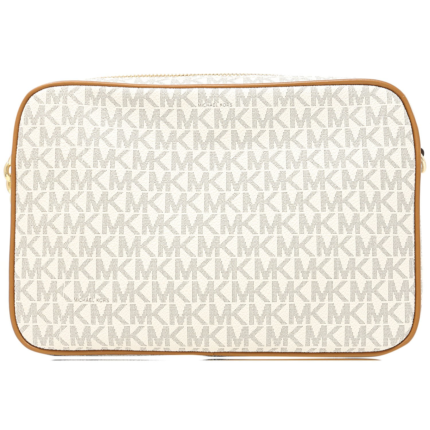 Michael Kors Bags | Michael Kors Vanilla Jet Set Crossbody Bag | Color: Brown/Cream | Size: Os | She_Love0430's Closet