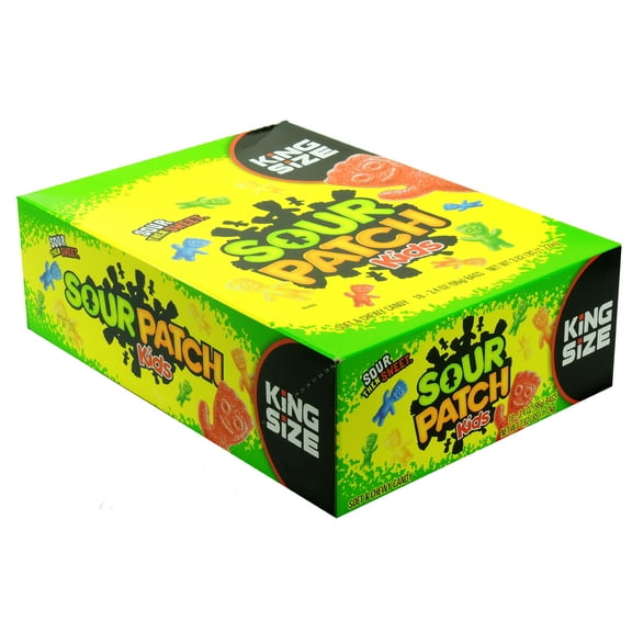 Product Of Sour Patch Kids King Size Kids, Ct 18 (3.4 Oz) - Sugar Candy / Grab Varieties & Flavors