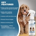 thumbnail image 6 of Pet Hair Smooth & Frizz Control Spray with Plant Keratin for deep Coat Care, detangler Spray for Dogs, Gentle formula for Mat-Free Fur, Ideal for Daily Grooming of Curly,, 6 of 9