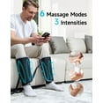 thumbnail image 3 of ALLJOY Leg Massager for Circulation, Leg Arm Calf Air Compression Massager with 6 Modes, 2 Heating Levels, 3 Intensities and Auto-off, 3 of 8