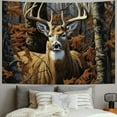 thumbnail image 3 of BCIIG Camo Buck Deer Fleece Blanket for Bed, Queen Size Woodland Fleece Throw Blanket for Men, Women and Kids - Super Soft Plush Deer Blanket Throw, Queen size blanket 50x40inch, 3 of 7