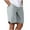 Gray, variant on YUGYXL Mens Straight Cargo Shorts Drawstring Big and Tall Loose Hiking Shorts with Zipper Pockets Outdoor Exercise Shorts Army Green L