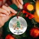 thumbnail image 5 of Ireezec First Christmas Ornament , Keepsake with Cartoon Tree & Animal Design, Clear Acrylic Hanging Pendant for Holiday Decorations, Newborn Celebration Gift, Festive Nurry Souvenir, 5 of 6