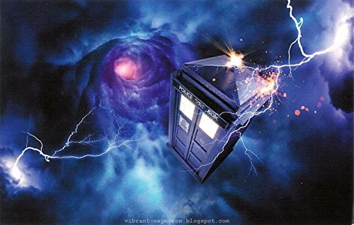 Doctor Who Tardis Vortex Edible Cake Topper Frosting 1/4 ...
