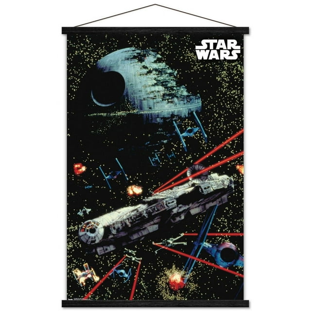 Star Wars: Saga - Space Battle Wall Poster, 22.375" x 34"